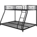 Heavy Duty Twin over Full Metal Floor Bunk Bed with Ladder