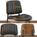 Dining Chairs Set of 2, Mid Century Modern PU Leather Kitchen Chairs