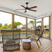52Inch IndustrialGrade LED Ceiling Fan Remote Control
