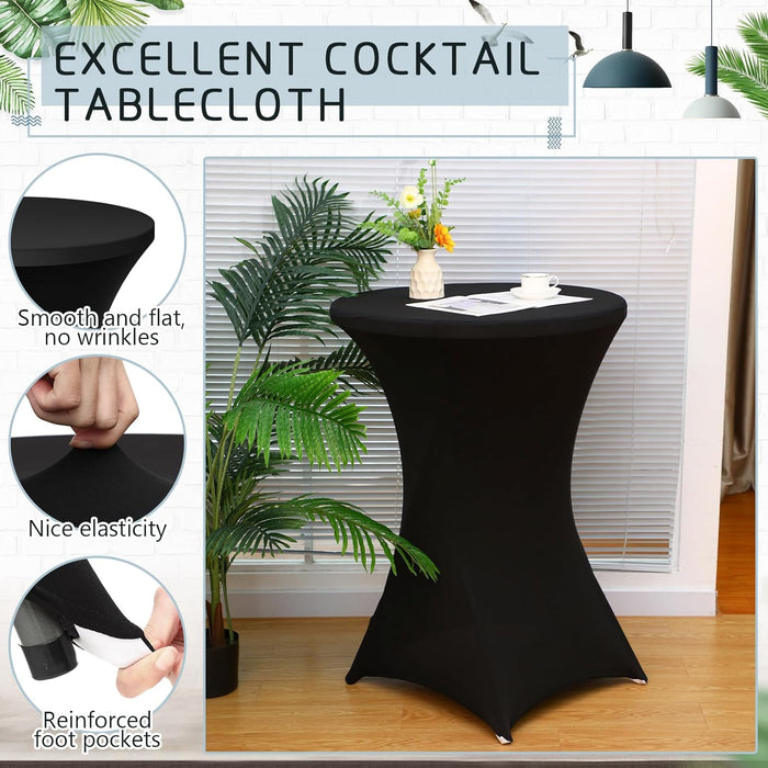 32 Inch BarHeight Folding Cocktail Tables RemovableLegs