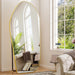 Full Length Dress Mirror - 76"X34" Floor Mirror, Gold