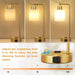 Gold Lamp for Bedroom - Industrial Bedside Table Lamp with USB Port and Outlet, Fully Dimmable Nightstand Lamp with Opal Glass Shade, Small Desk Lamps for Home Office