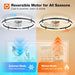 24'' Ceiling Fans with Lights and Remote, Low Profile Flush Mount Ceiling Fan with Light, 3000-6000K Dimmable LED Fandelier, Modern Small Black Ceiling Fan for Bedroom, Kitchen, Living Room