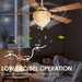 52" Crystal Chandelier Ceiling Fan with Lights - (Modern, Gold)
