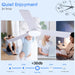 46 Inch Ceiling Fans with Lights and Remote/App Control, Low Profile Ceiling Fan with Light, Flush Mount, 3CCT, 3 Reversible Blades 6 Speeds Modern Ceiling Fan for Bedroom Living Room, White