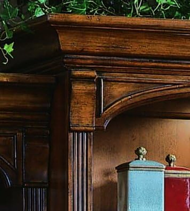 Brookhaven Open Bookcase in Cherry Wood Finish