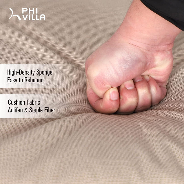 Outdoor Modern round Dining Table Set for 4 Dining Swivel Chairs Patio Furniture Set of 5, Metal Patio Circle Table with Umbrella Hole & Wrought Iron Dining Chairs with Cushion Backyard