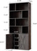 Bookcase with Doors, Tall Bookshelf with Storage, Bookshelves and Bookcases with 8 Open Cubes for Living Room, Bedroom, Office