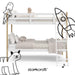 TwinOverTwin Bunk Bed White Finish Greenguard GoldCertified
