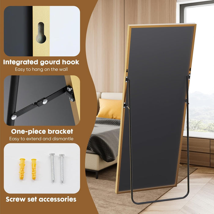 Full Length Floor Mirror, Body Standing Wall Mirror