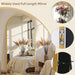 69"X28" Arched Full Length Mirror, Standing Floor Mirror, Gold