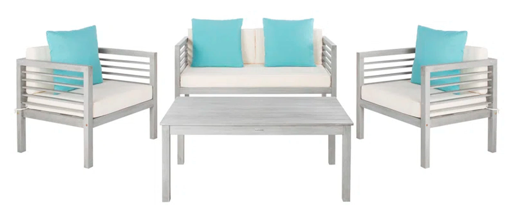 Arlethe 4 Piece Sofa Seating Group with Cushions