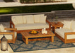 Melrose 5 - Piece Teak Sofa Seating Group with Cushions