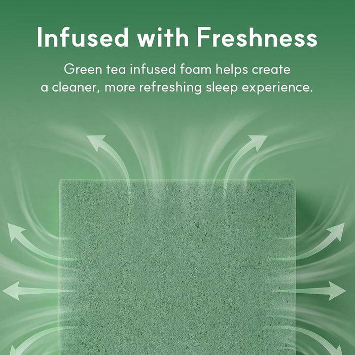 Queen Mattress, 10 Inch Queen Size Mattress, Basic Matcha Cooling Gel Memory Foam Mattress in a Box, Pressure Relief with Medium Firm Support, Certipur-Us Certified, 80''L X 60''W