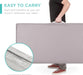 4In Portable Twin-Size Mattress, Tri-Fold Mattress for Camping, Guest, Toddler, Foam Plush W/Carry Case - Grey