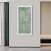 Art Hand-Painted White and Green Thick Texture Abstract Art Oil Painting Contemporary Minimalist Style Art Living Room Office Corridor Wall Decoration Oil Painting 24X48 Inches