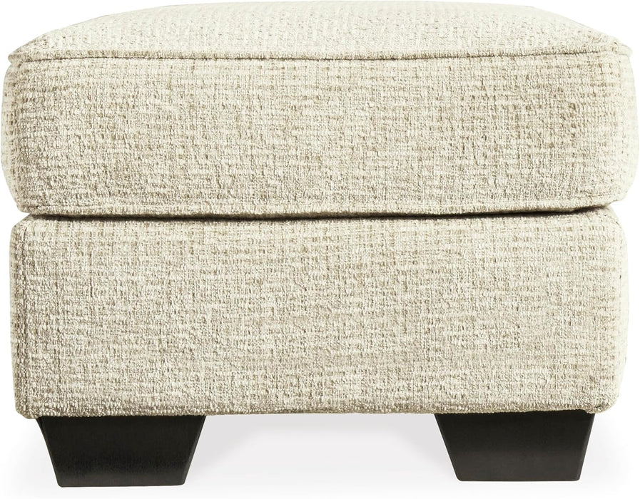 Monaghan Classic Upholstered Ottoman, Beige