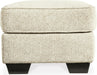 Monaghan Classic Upholstered Ottoman, Beige