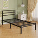 12 Inch Twin Bed Frame with Headboard and Footboard