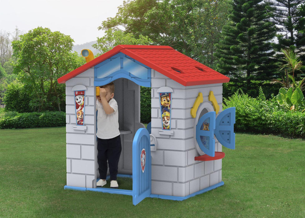 Nick Jr PAW Patrol Plastic Indoor/Outdoor Pretend Play Playhouse SNAP-IN ASSEMBL