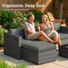 Patio Sectional Furniture Set, Outdoor Sectional Furniture for All-Weather