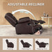 Oversized Rocker Recliner Chair with Armrests