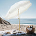 Outdoor Umbrella - Sun Protection, Rain Resistant, Windproof with Manual Open-Close Feature - Ideal for Beach, Camping, and Picnics