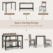 Dining Table Set for 4, Kitchen Table and 2 Chairs for 4 with Bench, 4 Piece Dining Table Set for Small Space, Apartment