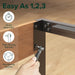 Olivia Metal and Bamboo Platform Bed Frame, No Box Spring Needed, Wood Slat Support, Easy Assembly, Twin