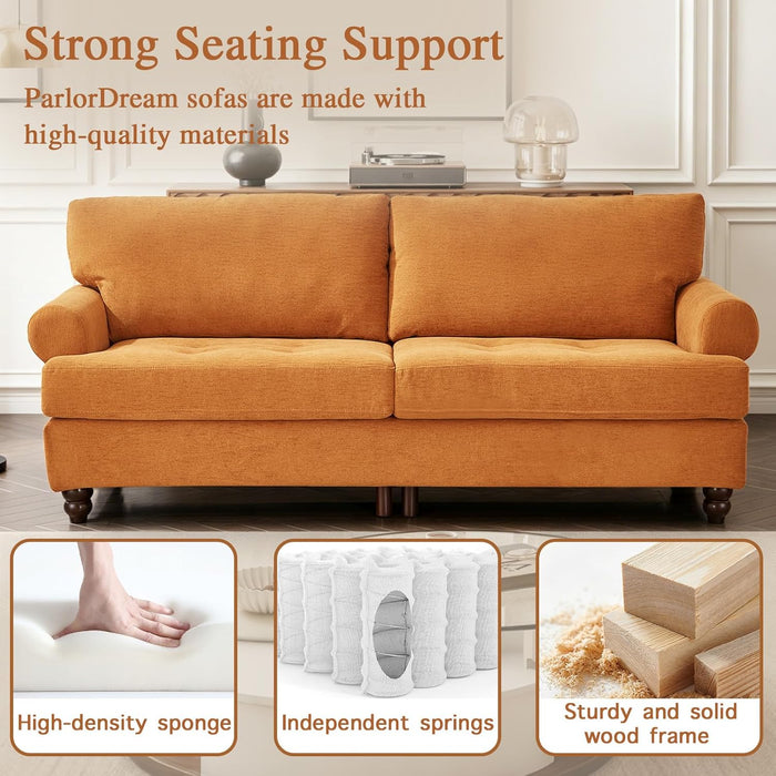 81-Inch Ginger Sofa Modern Upholstered Living Room
