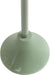 Sanzo Modern round Metal Pedestal Drink Table, 9 X 9 X 23, Soft Green, Decorative Martini Table with Trumpet Base for Use as Indoor Plant Stand or Living Room Mini Table