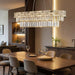 34Inch CrystalChandelier Gold TwelveLights Pendant