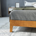 OLB-PWPBBO-12F 12 Inch Deluxe Wood Platform Bed / No Boxspring Needed / Wood Slat Support / Rustic Pine Finish, Full