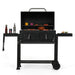 Oversize Charcoal BBQ Grill Liftable Charcoal Tray Backyard Patio Outdoor Cooker