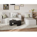 Drew Modular Sectional Sofa with Ottoman by Drew Barrymore, Porcini Taupe