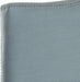 Jeneve Sky Blue Upholstered Camelback Headboard - Silver Nailhead (Full)
