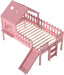 Pink Twin Loft Bed With PremiumLEDLighting Modules