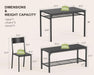 4-Piece Dining Table Set for 4, Kitchen Table