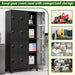 12 Doors Metal Storage Lockers Cabinet for Employees,71" Employees File Storage Locker Cabinets with 12 Lockable Doors and Lock,Tall Steel Looker Cabinet for Gym, School,Office,Stuff,Black