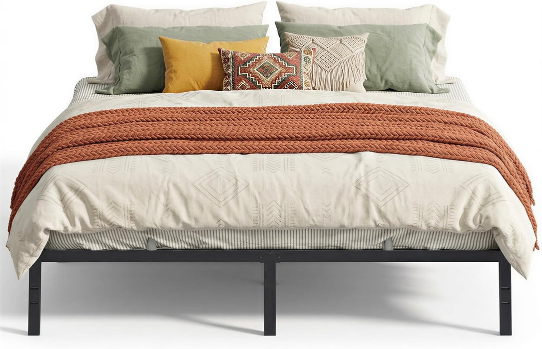 King Metal Bed Frame, 14 Inches Tall, 1100 Lb Weight Capacity
