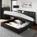 King Size Lift up Storage Bed Frame with Charging Station