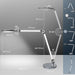 Desk Lamp,Led Architect Desk Lamp,Desk Lamps for Home Office,Table Lamp with Wireless Charger & Adjustable Swing Arm,Touch Control, 3 Lighting Mode,5 Brightness,Eye-Caring Office Lamp