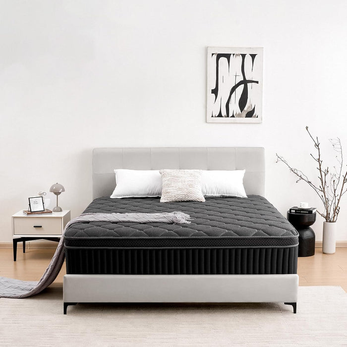 Full Size Mattress, 12 Inch Hybrid Full Mattress in a Box