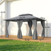 10x13 Ft Patio Gazebo With WeatherResistant Curtains