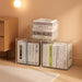 Stackable Cube Storage Organizer Clear Display Case