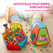7Pc Kids Play Tent with 1 Big Ball Pit for Babies, 3 Play Tunnel for Toddlers, and 3 Pop up Tents Playhouse Bundle, Best Birthday Gift for Boys & Girls, Indoor & Outdoor Use Portable Play Center