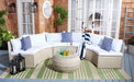 Cabble Wicker 6 - Person Patio Conversation Sets with Cushions