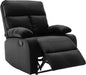 Small Manual Recliner for Adults in Black