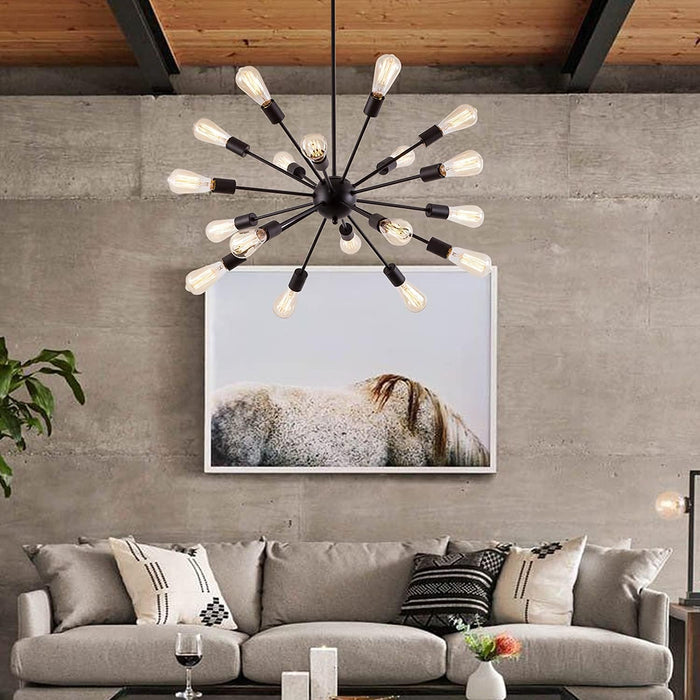 Black Sputnik Chandeliers 36 Inch Pendant Lighting