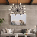Black Sputnik Chandeliers 36 Inch Pendant Lighting